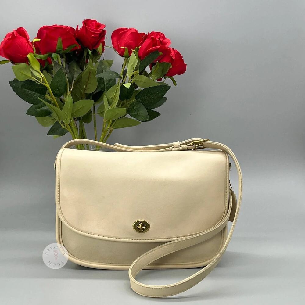 Vintage Coach City Bag 9790 Bone 1994 USA